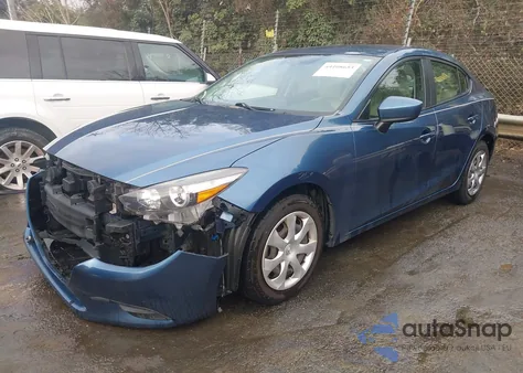 2017 Mazda Mazda3 Sport z USA, uszkodzony, nr VIN 3MZBN1U74HM134880